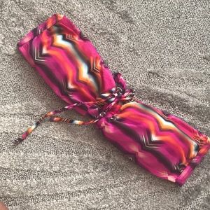 2chilies bikini top pink & orange size 12